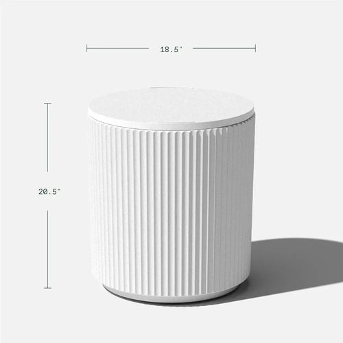 18.5"D X 18.5"W X 20.5"H Outdoor Table, 2 in 1 Cooler Portable Side Tables,