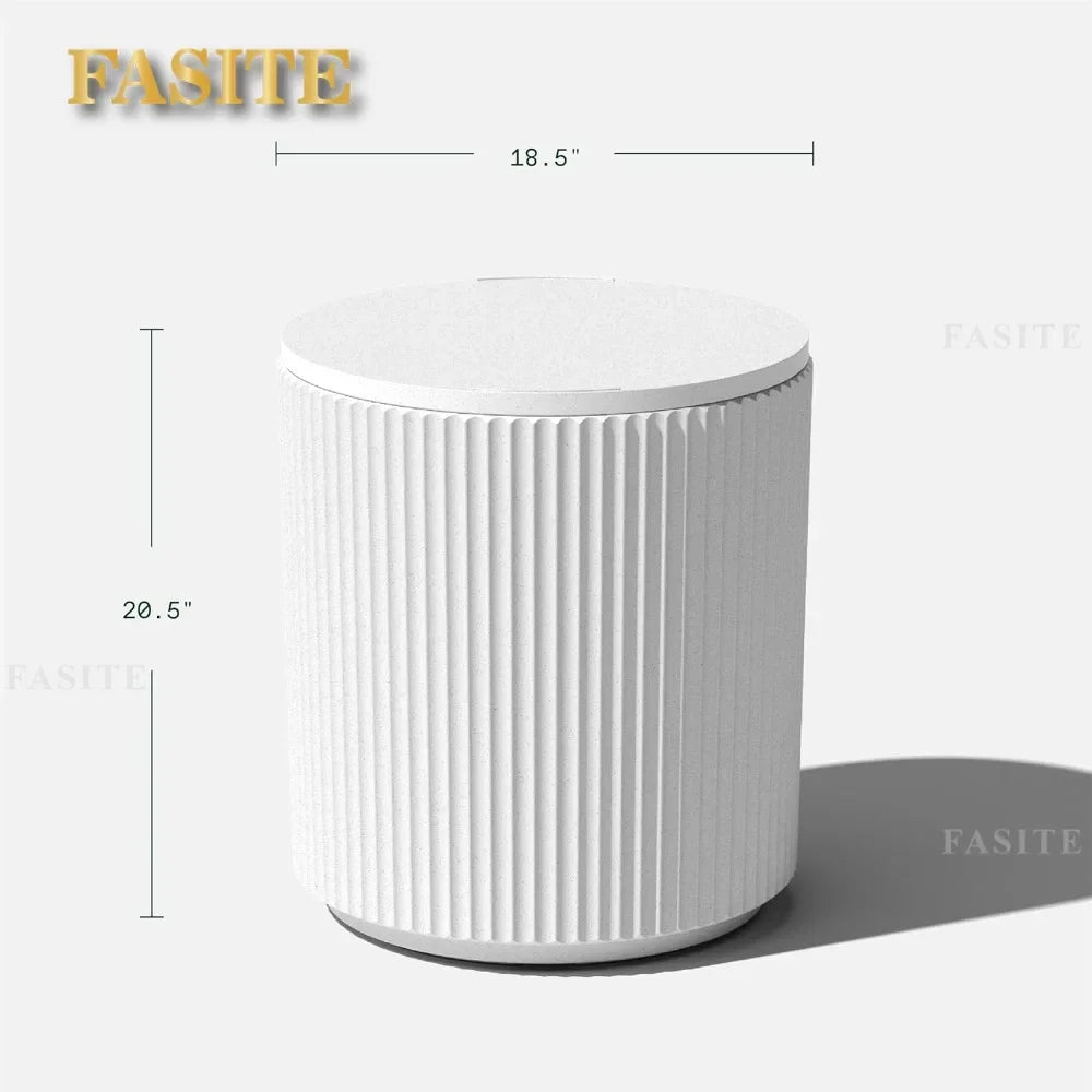 18.5"D X 18.5"W X 20.5"H Outdoor Table, 2 in 1 Cooler Portable Side Tables,
